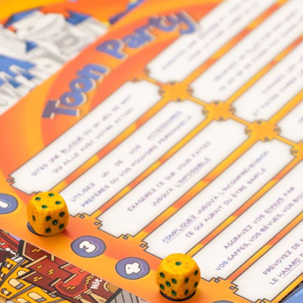 La table des Lois de Toon Party