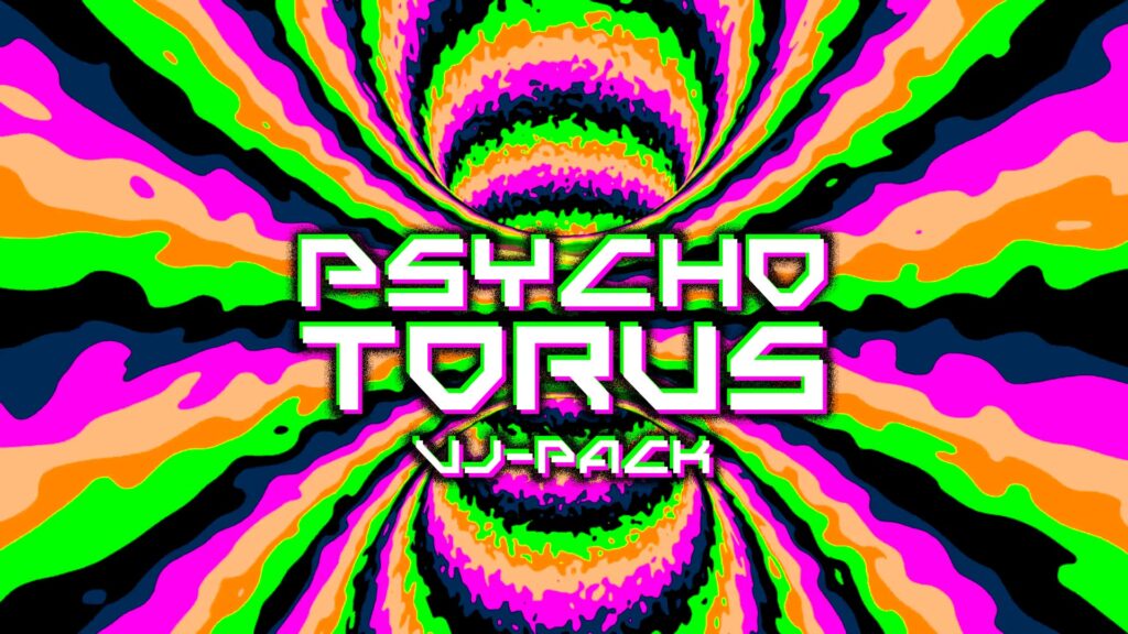 Psycho Torus 4k - Lux Felicis VJ Loop Packs