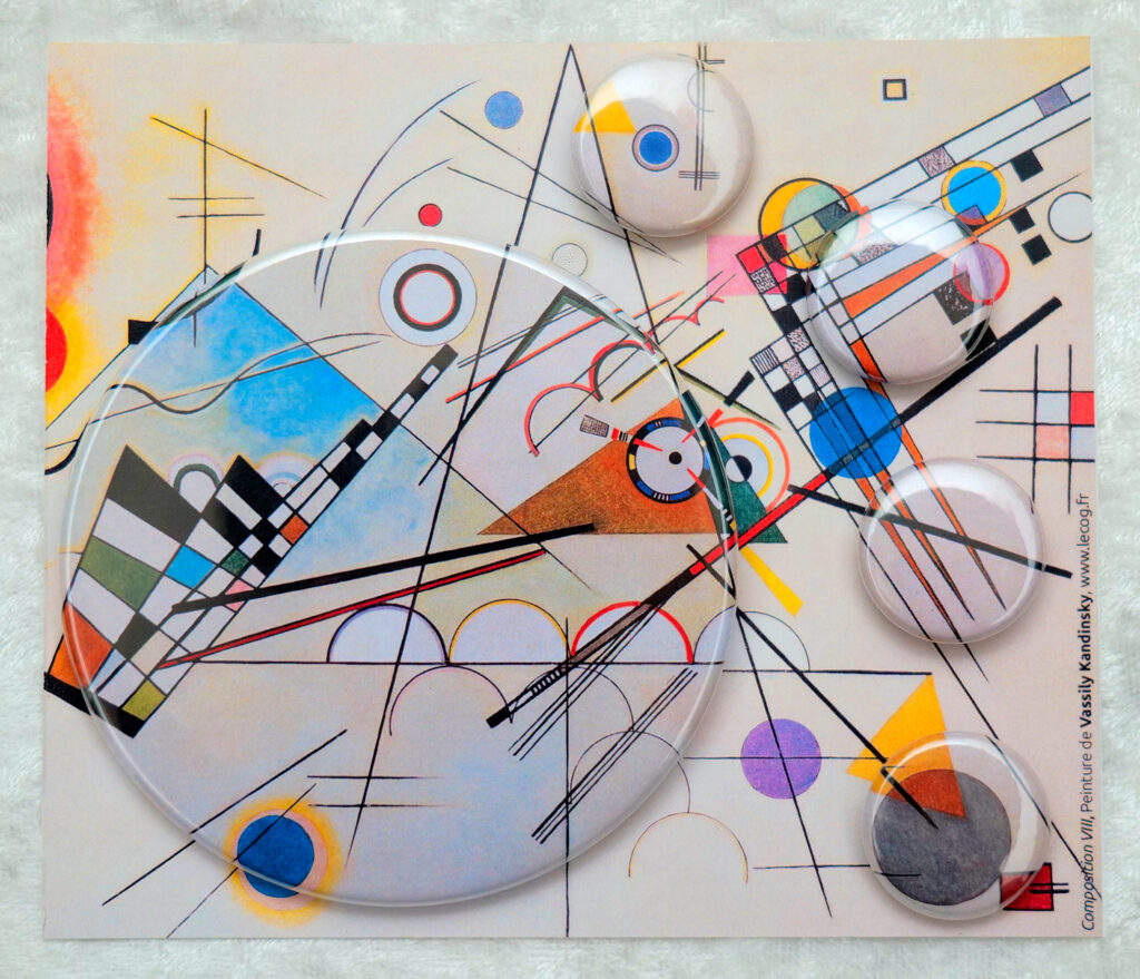 Composition VIII - Kandinsky Button Badge Board