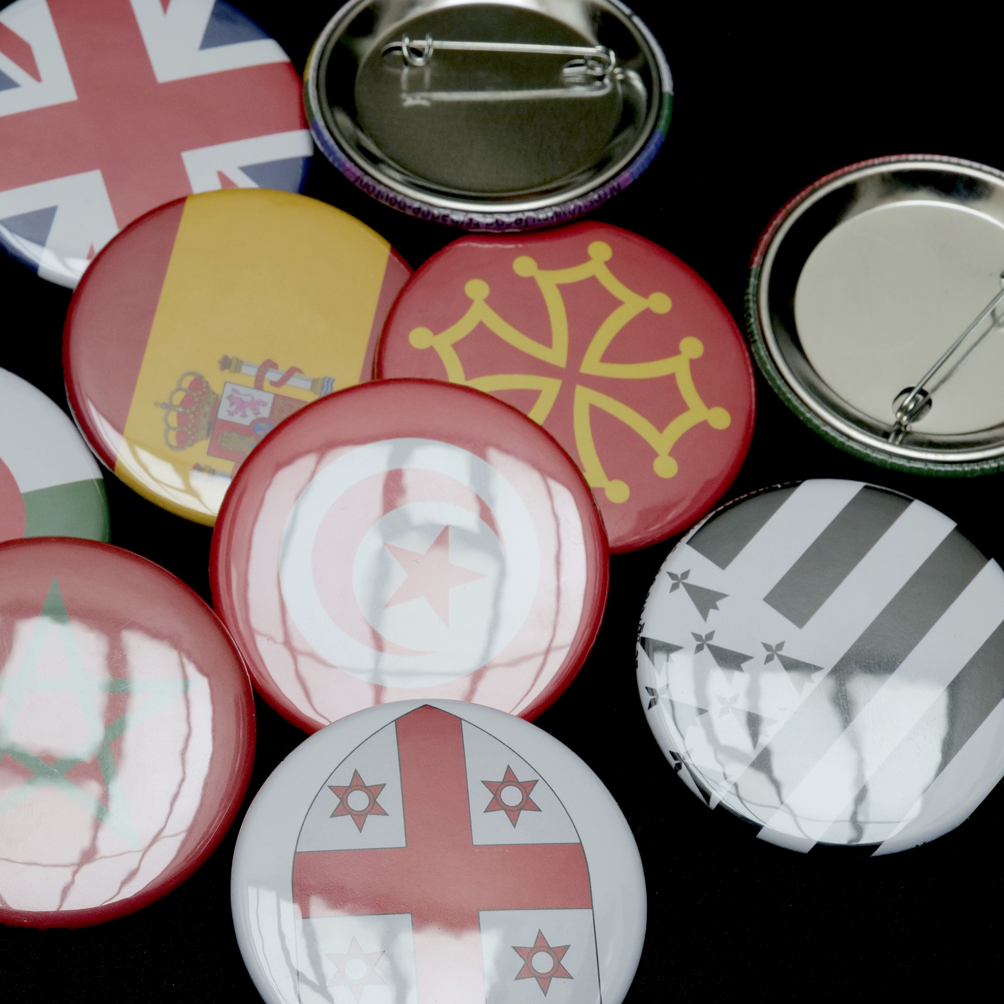 Drapeau Pays - Badge 56mm – Image 9