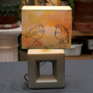 oiseaux - petite lampe de chevet