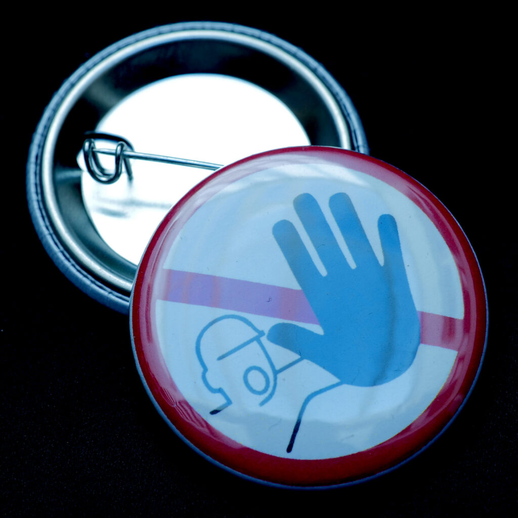 Accès interdit / Badge 38mm